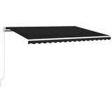  Automatska tenda sa senzorom za vjetar LED 450x300 cm antracit | shoptok.hr