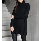 UR/CEO Long black soft turtleneck sweater Kali | Eponuda.ba