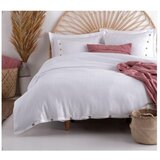 Mila Home Luxury Bijela posteljina za krevet za jednu osobu od renforce pamuka 140x200 cm Como Striped – | shoptok.hr