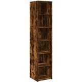 Maison Chic Visoka omara - Komoda - Predalnik dimljen hrast 40x41x185 cm inženirski les, (21722383) Cene