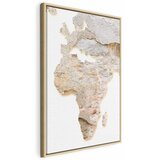  Slika - Hot Continent (1 Part) Vertical 80x120 U prirodnom drvenom okviru | shoptok.hr