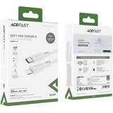 Acefast Kabel USB MFI C3-01, USB-C na Lightning, 30W, 1,2m (bel), (20627526) | Shoptok.si