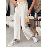 DStreet Spodnie damskie dzwony CHIMAS ecru | shoptok.hr