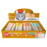 WANPY Cat Creamy Lickable Treats for Cats - Chicken, Tuna, Salmon, Crab 100x14g | Eponuda.com