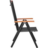  7-dijelni vrtni blagovaonski set aluminijski crni | shoptok.hr