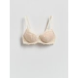 Reserved Čipkasti push-up grudnjak - krem | shoptok.hr