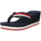 Tommy Hilfiger Nizki natikači marine / rdeča / bela