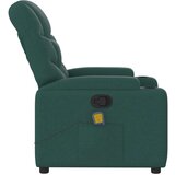  Masažni naslanjač temno zeleno blago | Shoptok.si