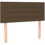  s oprugama i madracem LED tamnosmeđi 120x190 cm tkanina | shoptok.hr