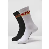 Merchcode Kiss Socks 2-Pack Black/white