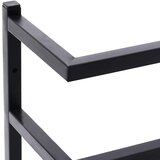  Stalak za ručnike crni 24 x 12 x 48 cm čelični | Eponuda.com