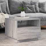  The Living Store Klubska mizica z LED lučkami siva sonoma 50x49x40 cm - Klubska Mizica, (21500322) | Shoptok.si
