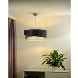  Duolla - Luster na sajli KOBO 1xE27/15W/230V, prečnik 45 cm, antracit/siva/bela | Eponuda.com