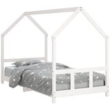 Maison Chic Otroški posteljni okvir - Otroški ležaj bel 90x190 cm trdna borovina-J2735, (21794256) Cene