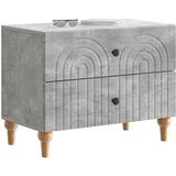  Noćni ormar Betonska siva 62 x 34,5 x 48 cm Konstruirano drvo | shoptok.hr