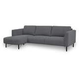 Scandic temno siva kotna sedežna garnitura (levi kot) hero – | Shoptok.si