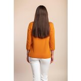 Fenzy Plus Size Majica S 3/4 Rokavi, Oranžna | Shoptok.si
