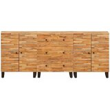  Kreveta 3 pcs Smeđa 60 x 33 x 75 cm Čvrsto drvo manga | shoptok.hr
