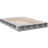  The Living Store Posteljni okvir betonsko siv 160x200 cm inženirski les - Posteljni Okvir, (21500904) | Shoptok.si