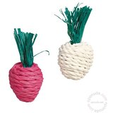 Trixie Igrača za male živali Straw korenje, koruza 8 cm, 2 kos | Shoptok.si
