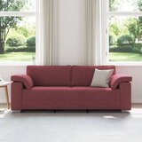  3-sedežni kavč, rdeče vino, 178 cm, tkanina, (22054560) | Shoptok.si