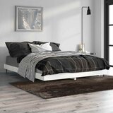  Okvir za krevet visoki sjaj bijeli 140x190 cm konstruirano drvo | shoptok.hr