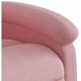  Naslonjač na podizanje ružičasti baršunasti | shoptok.hr
