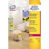 Avery Zweckform Odstranljive neon rumene etikete 38,1 x 21,2 mm | Shoptok.si