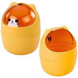 Mini Teddy Bear Desk Table Basket Orange 1L 16cm | shoptok.hr