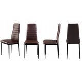 Modern Home Modernhome set od 4 stolice za dnevni boravak - smeđa | shoptok.hr