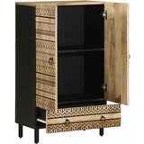 Maison Chic Komoda - Predalnik 60x33,5x110 cm Masivni neobdelan les Mango, (21721384) | Shoptok.si