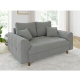 Ropez Siva sofa od bouclé tkanine 150 cm Ariella – | shoptok.hr