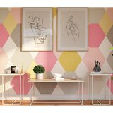 Støraa Bijeli/u prirodnoj boji pomoćni stol s pločom stola u dekoru jasena 49x99 cm Dante – | shoptok.hr