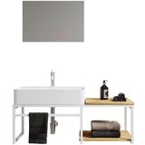 MID.YOU kopalnica bitila 100, bela, barva hrasta | Shoptok.si