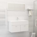 Maison Chic Komplet kopalniškega pohištva - Kopalniški sestavi bele barve iverna plošča, (21787296) | Shoptok.si