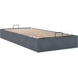  Okvir za krevet bez madraca tamnosivi 90x190 cm baršunasti | shoptok.hr