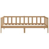 vidaXL Dnevna postelja medeno rjava trdna borovina 90x200 cm | Shoptok.si