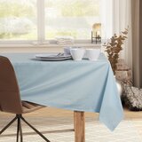 DecoKing Stolnjak Pure 140x350 cm, plava Slike