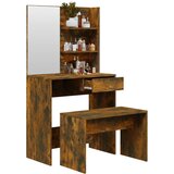  Set toaletni stolić boja dimljenog hrasta 74,5x40x141 cm | shoptok.hr