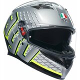 Agv kaciga k3 fortify siv/crn/flu-žut xl Cene