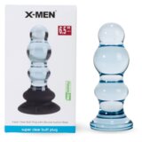 X-Men Analni Čep 3 Beads Blue 6,5 Cene