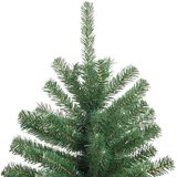 vidaXL Umjetno božićno drvce s nogom Zelena 210 cm PVC i metal | shoptok.hr