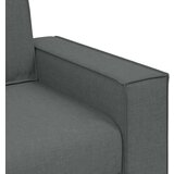 vidaXL Dvosed Temno siv 120 cm blago | Shoptok.si