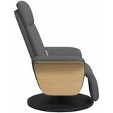  Masažni naslonjač od tkanine s osloncem za noge tamnosivi | shoptok.hr