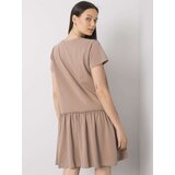 FANCY Dress-FA-SK-6927.21P-dark beige | shoptok.hr
