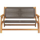  Vrtni namještaj Siva 122 x 76 x 73 cm Čvrsto drvo akacije | shoptok.hr