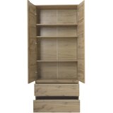 Livetastic omara s klasičnimi vrati, barve hrasta | Shoptok.si