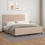  Okvir za krevet s uzglavljem cappuccina 180x200 cm umjetne koža | Eponuda.com