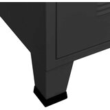 vidaXL industrijska garderobna omara črna 90x50x180 cm kovinska | Shoptok.si