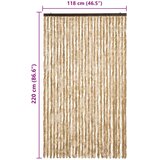  Zastor protiv insekata bež 118 x 220 cm šenil | Eponuda.com